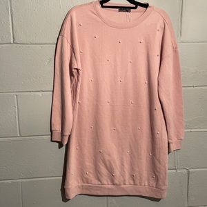 NWOT Solutions Pearl Sweater Dress